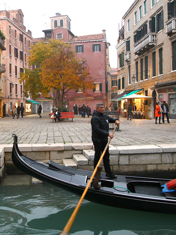 gondoliere in Venedig